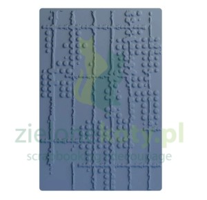 Folder do embbosingu Sizzix Seth Apter A6 Dot Matrix tło kropki