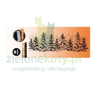 Stempel Studio Light Grunge Collection Winter forest zimowy las