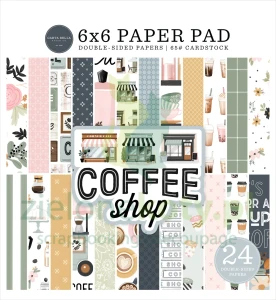 Zestaw papierów do scrapbookingu 15x15 Carta Bella Coffee Shop