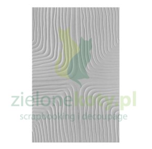 Folder do embosingu 3D Spellbinders A5/DL Lined Corners narożniki tło