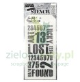 Szablon.maska.Tim.Holtz.Industrial.napisy.liczby