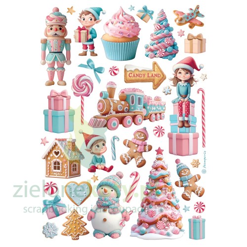 Papier-ryżowy-Stamperia-Candy-Christmas