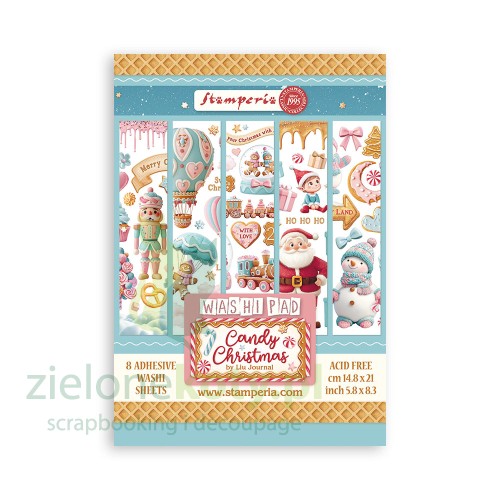 Stamperia-Washi-Pad-Candy-Christmas