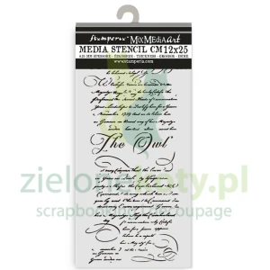 Szablon maska Stamperia 3D 12x25cm The Owl's House list
