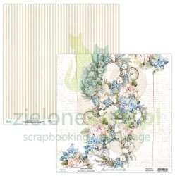 Papier do scrapbookingu 30x30 Mintay Cottage Heart 02