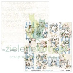 Papier do scrapbookingu 30x30 Mintay Cottage Heart 06