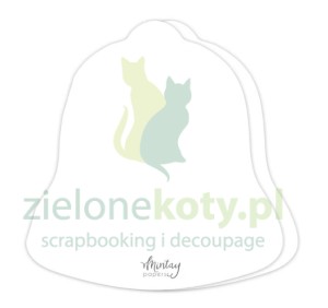 Baza na kartkę Mintay Dzwonek biała