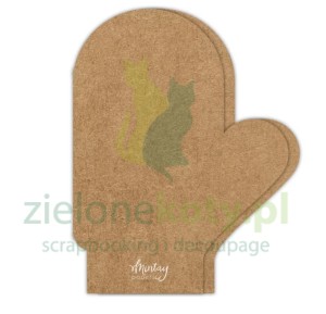 Baza na kartkę Mintay Rękawiczka kraft