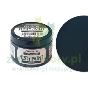 Farba Stamperia Art Stories MISTY PAINT 150 ml Deep Black czarna