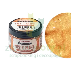 Farba Stamperia Art Stories MISTY PAINT 150 ml Bronzite Metallic metaliczna brązowa