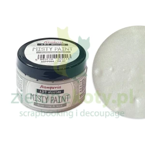 Farba Stamperia Art Stories MISTY PAINT 150 ml Silver Stone Metallic metaliczna srebrna