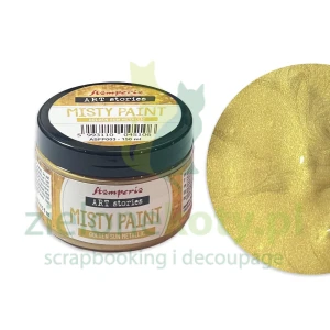 Farba Stamperia Art Stories MISTY PAINT 150 ml Golden Sun Metallic metaliczna złota