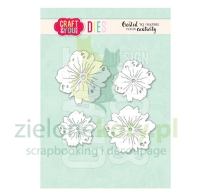 Wykrojnik Craft&You Design Vintage flowers kwiatki