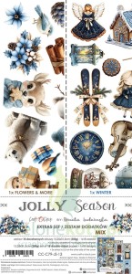 Zestaw dodatków Craft O'Clock Jolly Season Mix