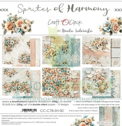 Zestaw papierów do scrapbookingu 30x30 Craft O'Clock Sprites of Harmony