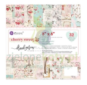 Zestaw papierów do scrapbookingu 20x20 Prima Marketing Cherry Sweet