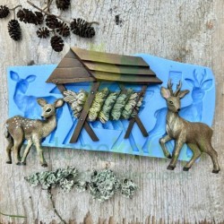 Forma foremka silikonowa Mila Project Sarenki przy paśniku