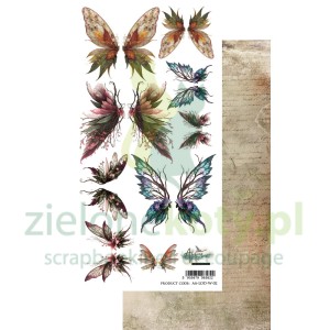 Papier do scrapbookingu 15x30 Alchemy Of Art dodatki do wycinania The Legends of the Dragons Legendy Smoków  