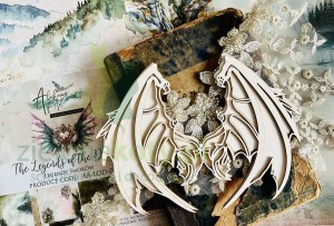 Wycinanka Alchemy Of Art Skrzydła Wings 01