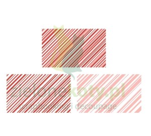 Stempel Sizzix Stamps Candy stripes paski tło