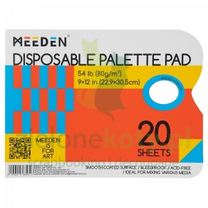 Paleta papierowa malarska A4 Meeden 20 arkuszy 