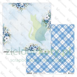 Papier do scrapbookingu 30x30 ScrapAndMe Winter Sparkle 03/04