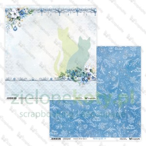 Papier do scrapbookingu 30x30 ScrapAndMe Winter Sparkle 07/08