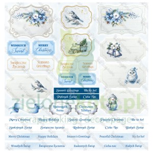 Papier do scrapbookingu 30x30 ScrapAndMe Winter Sparkle okładka 