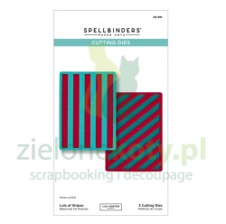 Wykrojnik Spellbinders Lots of Stripes prostokąty paski