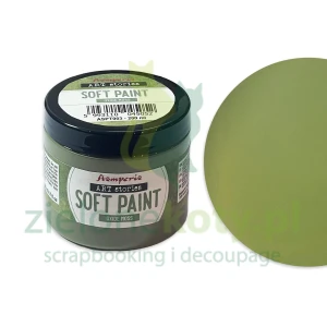 Farba kredowa Stamperia ART stories  SOFT PAINT 200 ml Oxide Moss zielona