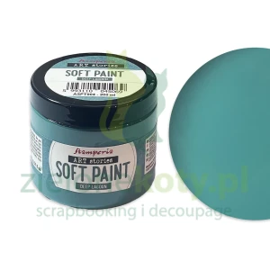 Farba kredowa Stamperia ART stories SOFT PAINT 200 ml Deep Lagoon niebieska