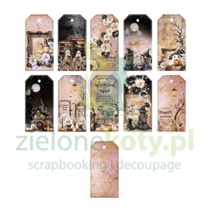 Zestaw papierów tagów Prima Marketing Bewitched Tag Pad 7,5x15cm