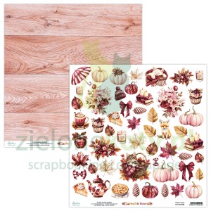 Papier do scrapbookingu 30x30 Mintay dodatki do wycinania Rust and Rose