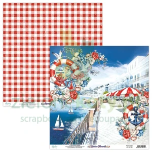 Papier do scrapbookingu 30x30 Mintay Riviera Moments 03