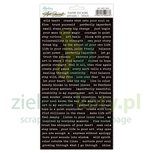 Naklejki papierowe Mintay Art Journal - Phrases 1 napisy Czarne