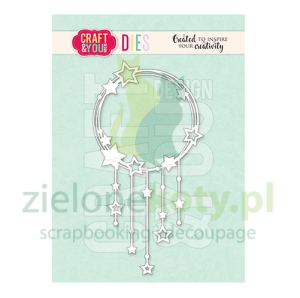 Wykrojnik Craft&You Design Starry Wreath, gwiezdny wianek