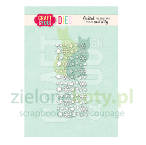 Wykrojnik Craft&You Design Starry Background tło gwiazdki