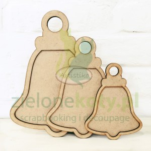 HDF Baza Artistiko dzwonek z nakładką mały wys. 15 cm