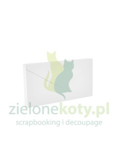 Baza na kopertę 3D DL 11x22x1,5 cm biała