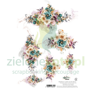 Papier ryżowy Alchemy Of Art A4 Dreamy Dreams kwiaty