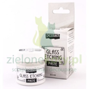 Pasta trawiąca szkło Pentart glass etching 50ml 
