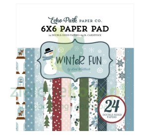 Zestaw papierów 15x15 Echo Park Winter Fun