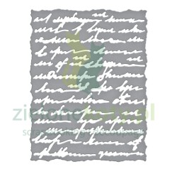 Wykrojnik Spellbinders Deckled Edge Script pismo 