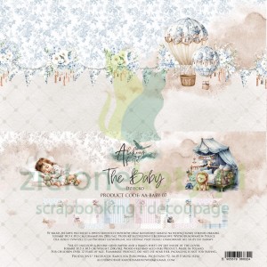 Zestaw papierów do scrapbookingu 30x30 Alchemy Of Art The Baby