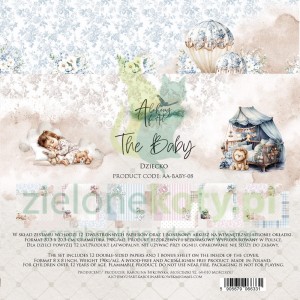 Zestaw papierów do scrapbookingu 20x20  Alchemy Of Art The Baby