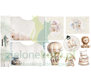 Materiałowe dodatki do wycinania Alchemy of Art The Baby tkanina