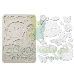 Forma foremka silikonowa Stamperia A5 Quiet Days Zegar