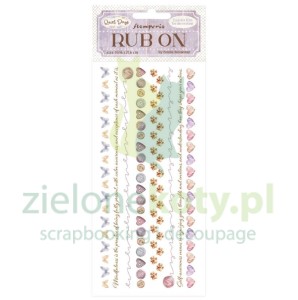 Transfer Rub-On Stamperia 10x21cm Quiet Days bordery