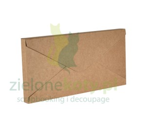 Baza na kopertę 3D DL 11x22x1,5 cm kraft