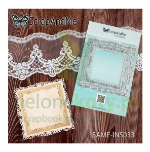 Wykrojnik ScrapAndMe Tło kartki kwadratowej 